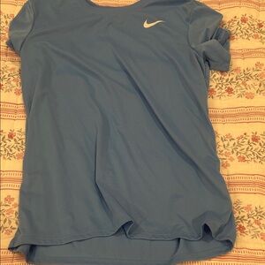Nike Women's Short Sleeve Blue Tee